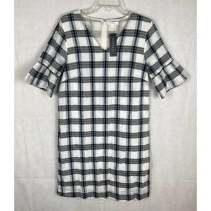 Downeast Size Small Plaid Whirlwind Crush Dress
